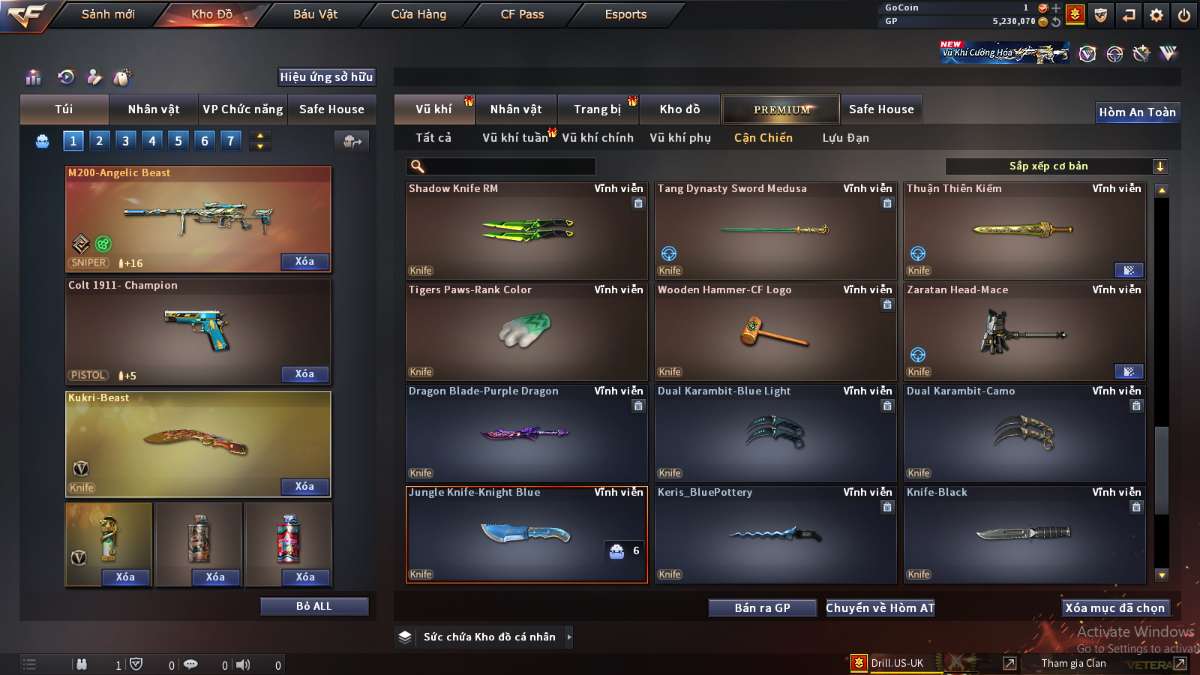 shop acc cf uy tin gia re